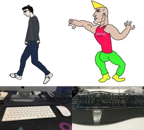 Minimalist Versus Ergonomic Setup