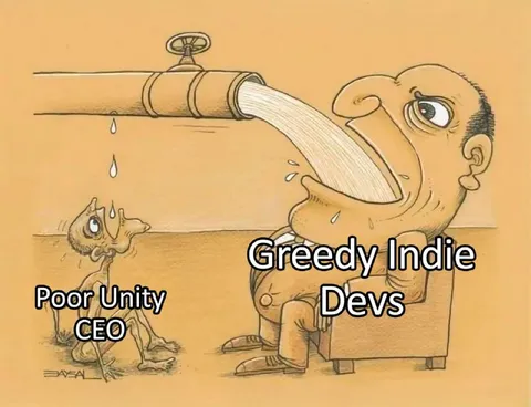 Greedy Indie Devs Drain Unity CEO