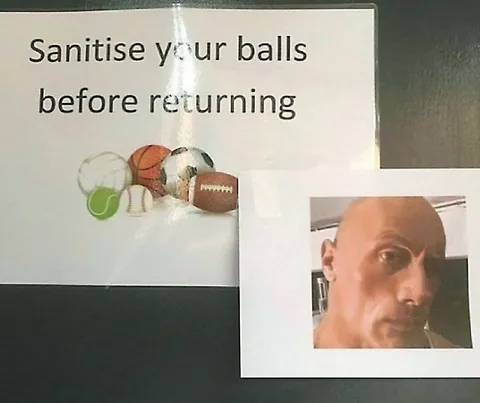 Sanitise Your Balls