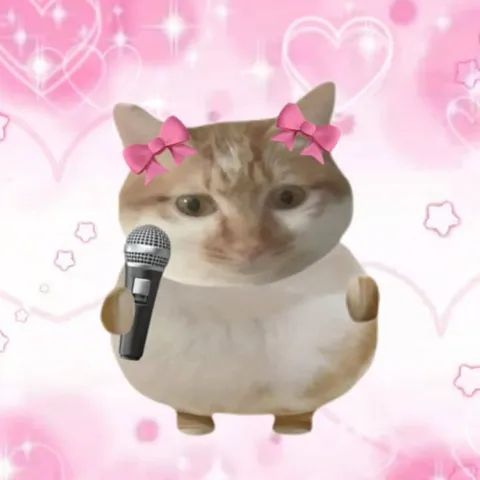Поющий кот с бантиками