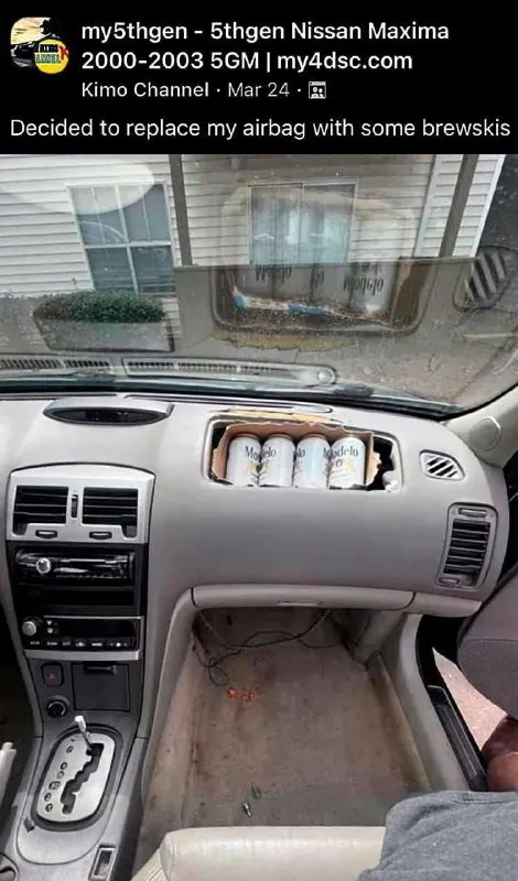 Modelo cans as an airbag