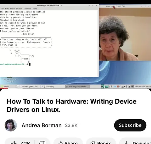 Linux Hardware Driver Poetry