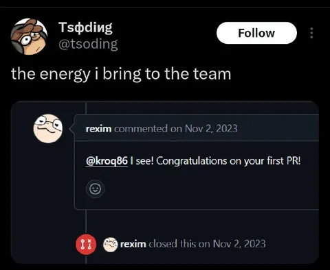 The Energy I Bring to the Team