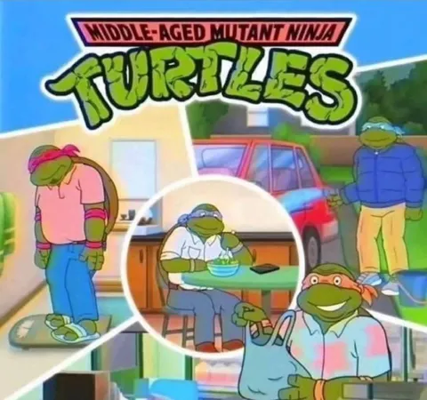 Middle-Aged Mutant Ninja Turtles