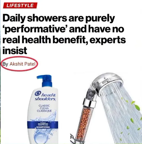 Daily Showers Are Performative