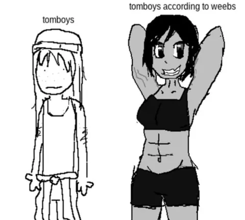 Tomboys According to Weebs