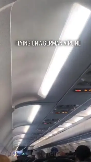 Flying on a German Airline