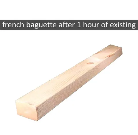 French Baguette After One Hour