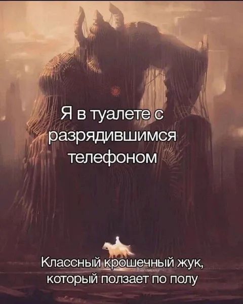 Телефон разрядился в туалете