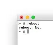 Reboot Command Does Nothing