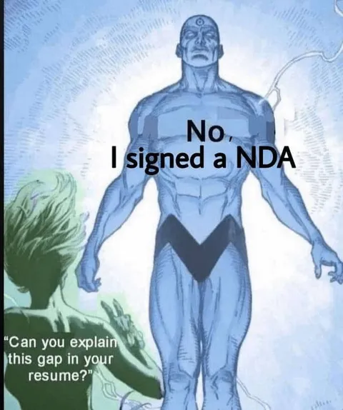 Doctor Manhattan Signed an NDA