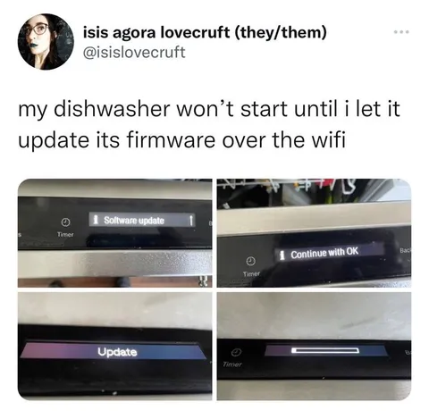 Dishwasher Firmware Update