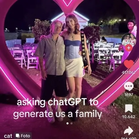 Asking ChatGPT to Generate a Family
