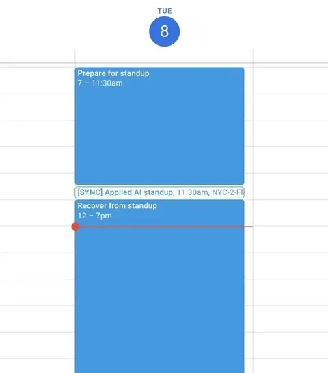 Recover from AI Standup
