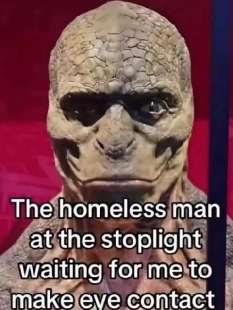Homeless Man at the Stoplight
