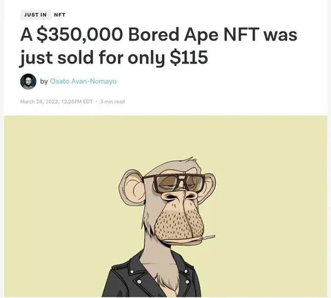 Bored Ape NFT Crash