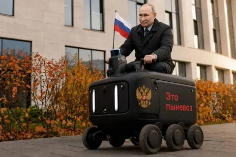Путин на пылевозе