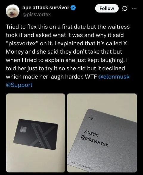 X Money Fails on First Date