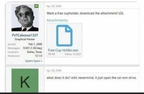 Free Cup Holder.exe Prank