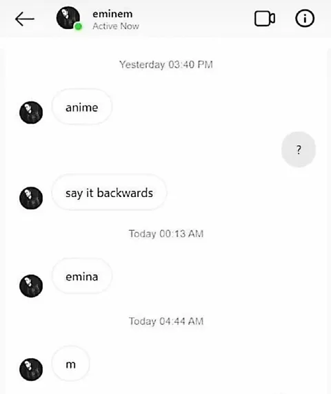Eminem Says Anime Backwards