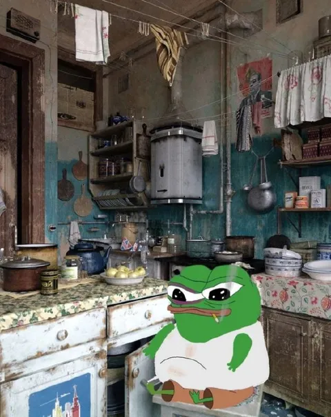Пепе на кухне