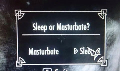Sleep or Masturbate Choice