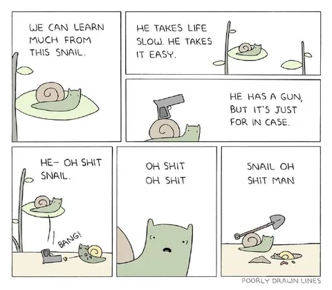 Snail Has a Gun