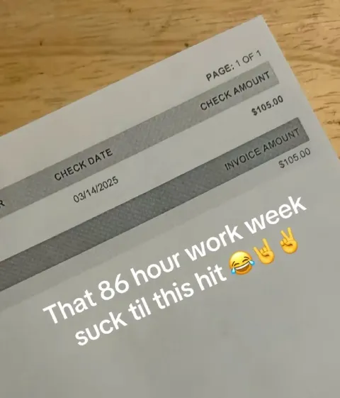86 Hour Work Week Paycheck