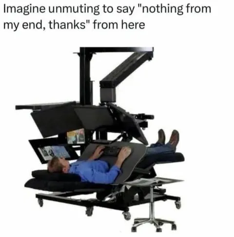 Imagine Unmuting to Say Nothing