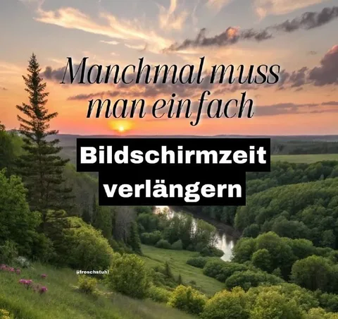 Bildschirmzeit verlängern