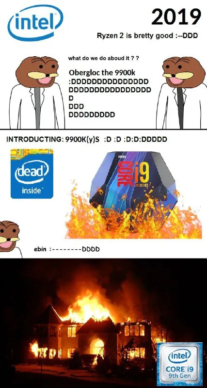 Intel Core i9 House Fire