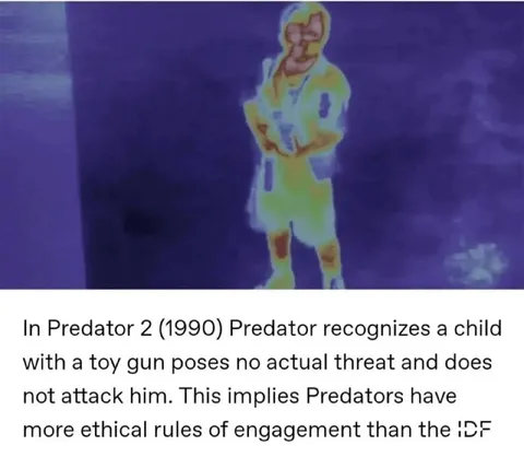 Predator Has Better Rules Than the IDF