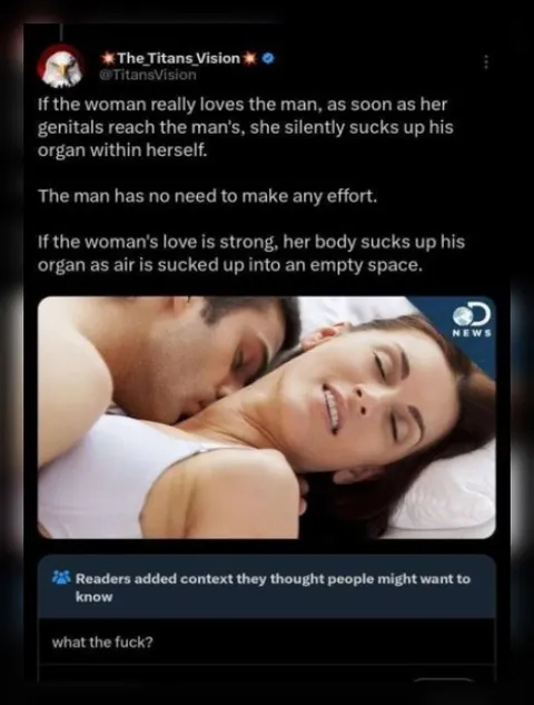 Woman's Love Sucks Him In