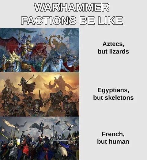 Warhammer Factions Be Like