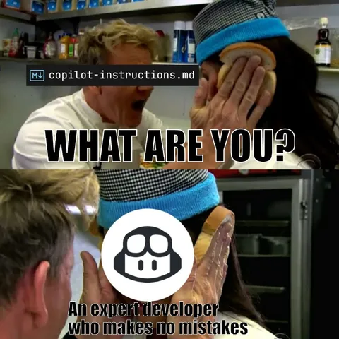 Expert Developer Makes No Mistakes
