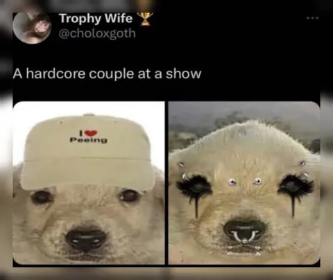 Hardcore Couple at a Show