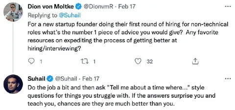 Better Than You Hiring Advice