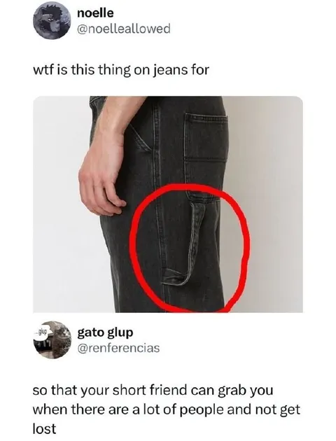 Short Friend Jeans Handle