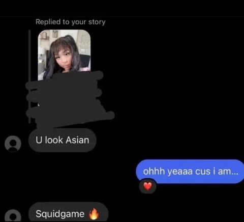 Squid Game Asian Reply