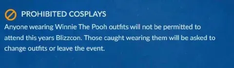 Prohibited Winnie the Pooh Cosplays