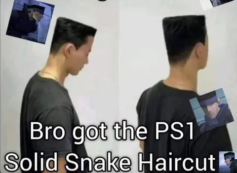 Solid Snake Haircut