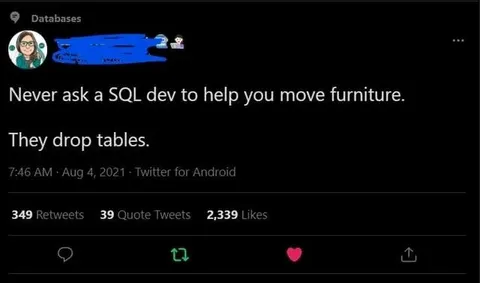 SQL Developer Drops Tables