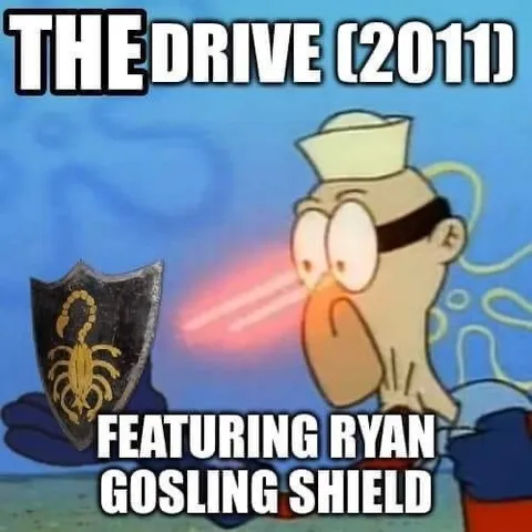 The Drive Featuring Ryan Gosling Shield