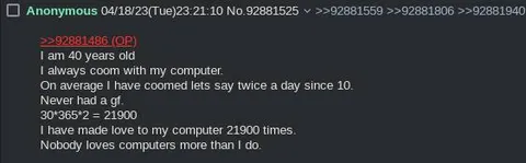 21900 Times Computer Love