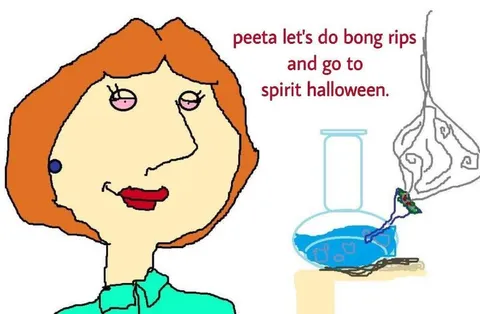 Peeta Bong Rips at Spirit Halloween