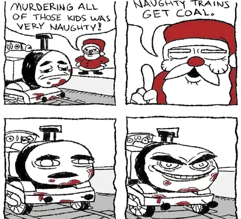 Naughty Trains Get Coal