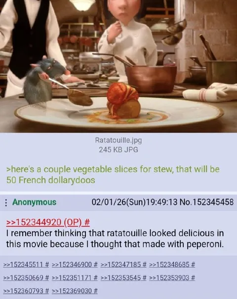 Fifty French Dollarydoos Ratatouille