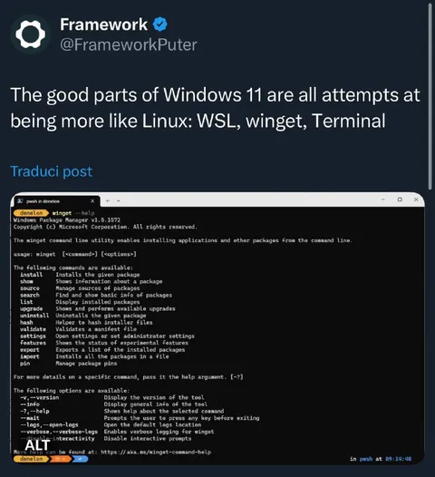 Windows 11 Pretends to Be Linux
