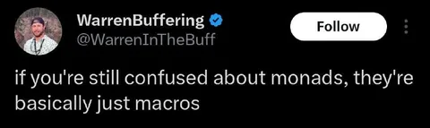 Monads Are Basically Macros