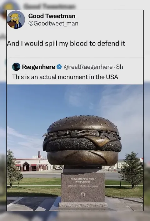 Quarter Pounder Monument